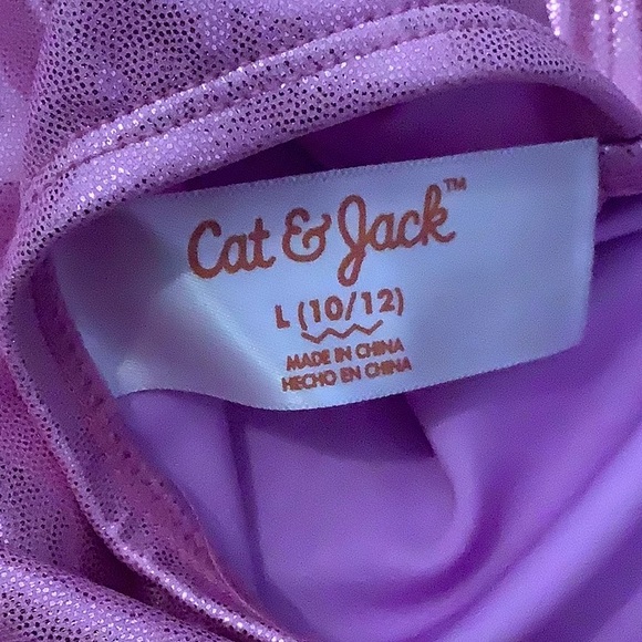 NWOT Metallic Pink Gymnastics Leotard - Picture 6 of 6